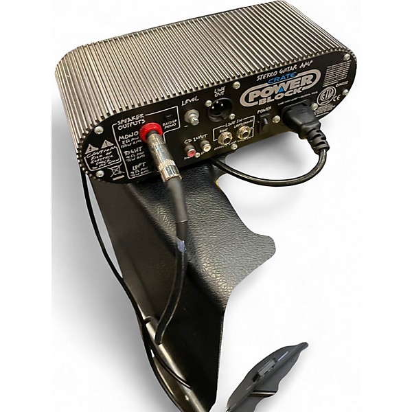 Used Crate power block Solid State Guitar Amp Head