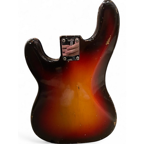 Vintage 1961 Fender Precision Bass 3 Color Sunburst Electric Bass Guitar