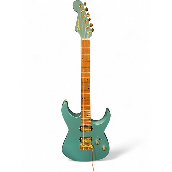 Used Charvel DK24-6 Nova Lucerne Aqua Firemist Solid Body Electric Guitar