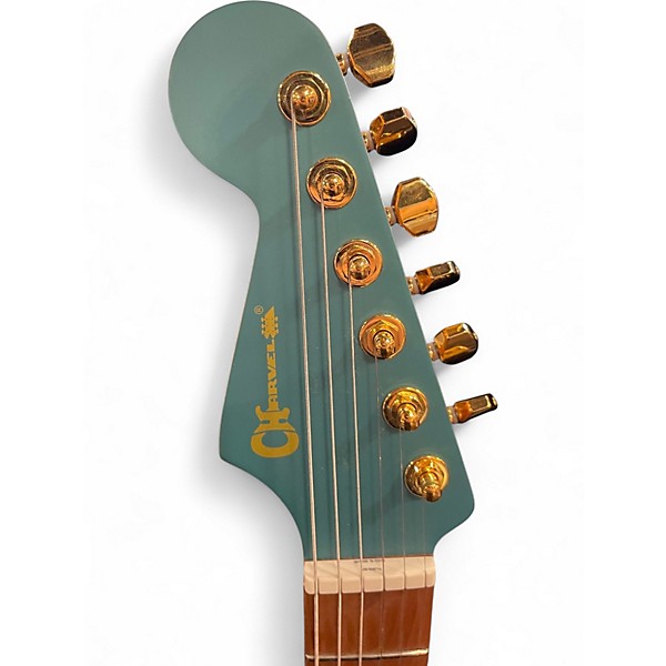 Used Charvel DK24-6 Nova Lucerne Aqua Firemist Solid Body Electric Guitar