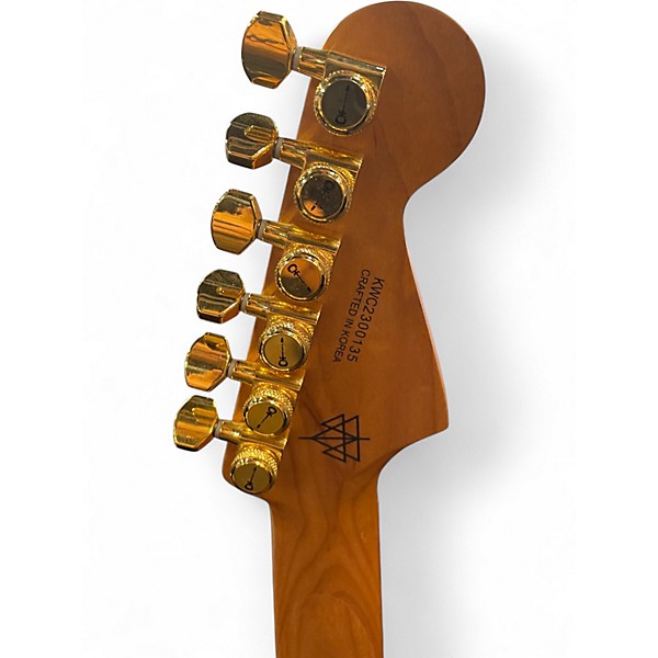 Used Charvel DK24-6 Nova Lucerne Aqua Firemist Solid Body Electric Guitar