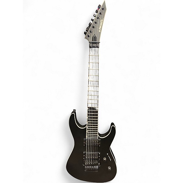 Used ESP Edwards Horizon 7 String Satin Black Solid Body Electric Guitar