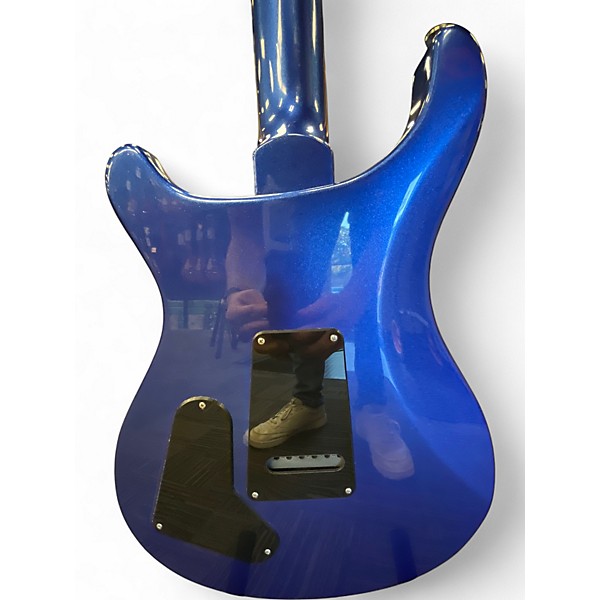 Used PRS S2 Custom 22 Semi-Hollow Metallic Blue Solid Body Electric Guitar