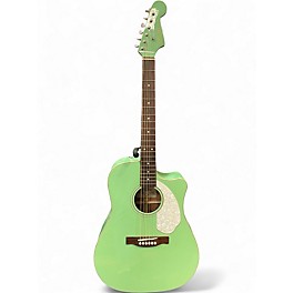 Used Fender SONORAN Seafoam Green Acoustic Electric Guitar