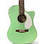 Used Fender SONORAN Seafoam Green Acoustic Electric Guitar
