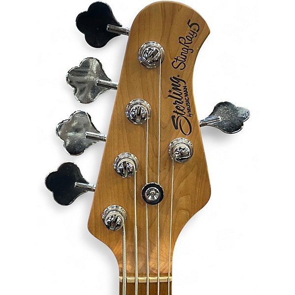 Used Sterling by Music Man Ray35 5 String Natural Electric Bass Guitar