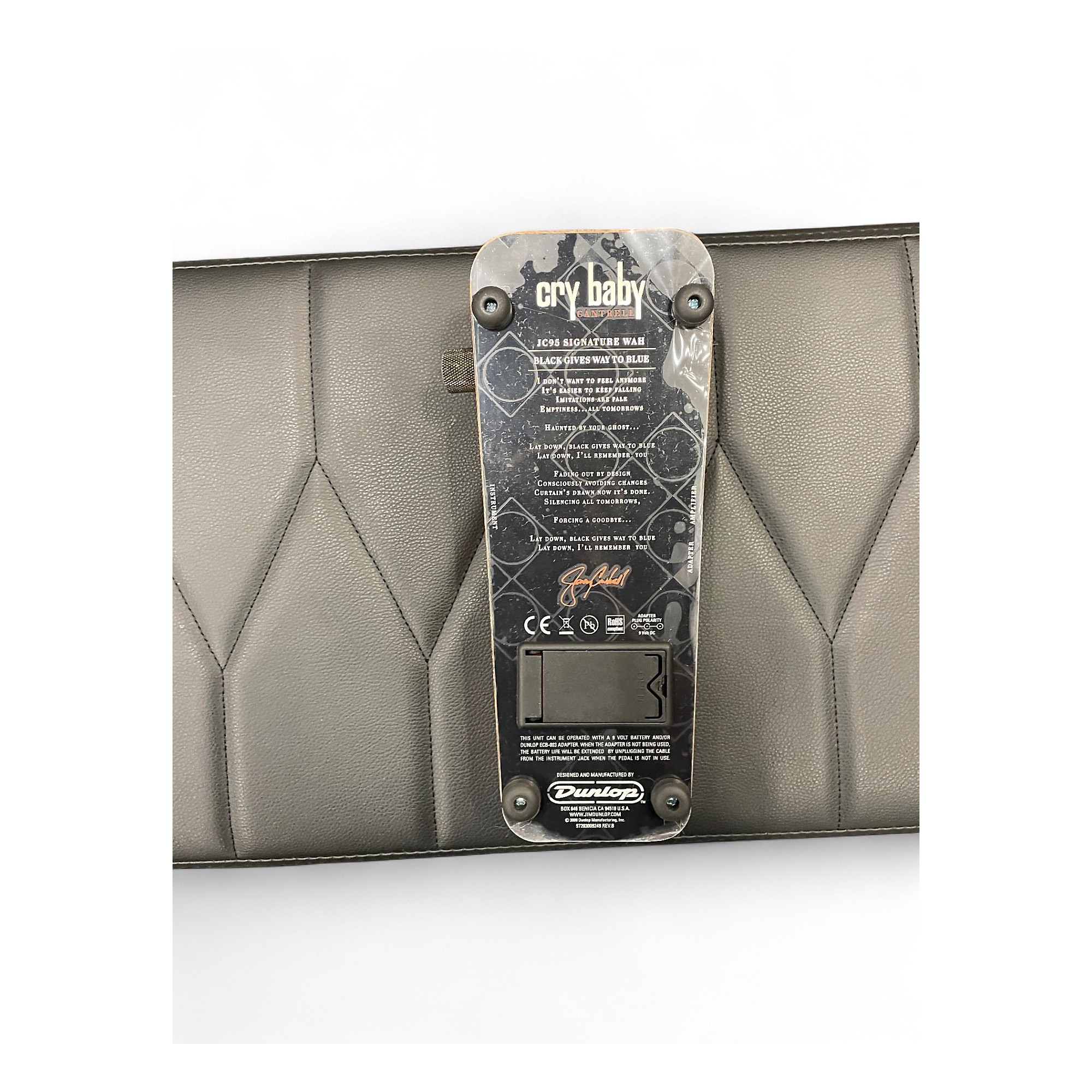Used Dunlop JC95 Jerry Cantrell Signature Cry Baby Wah