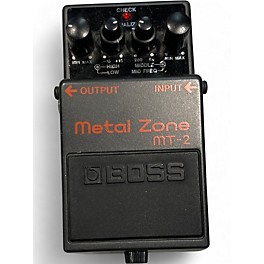 Used BOSS MT2 Metal Zone Distortion Effect Pedal