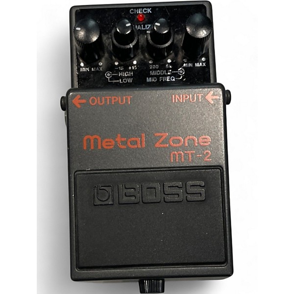 Used BOSS MT2 Metal Zone Distortion Effect Pedal