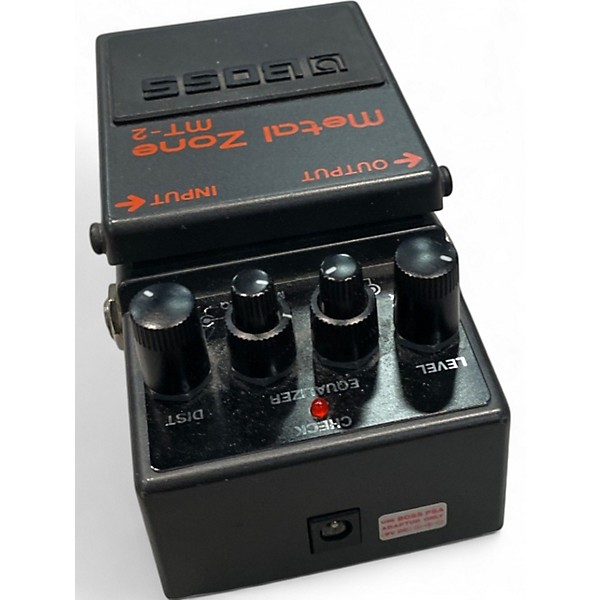 Used BOSS MT2 Metal Zone Distortion Effect Pedal