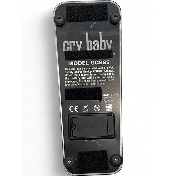 Used Dunlop GCB95 Original Crybaby Wah Effect Pedal