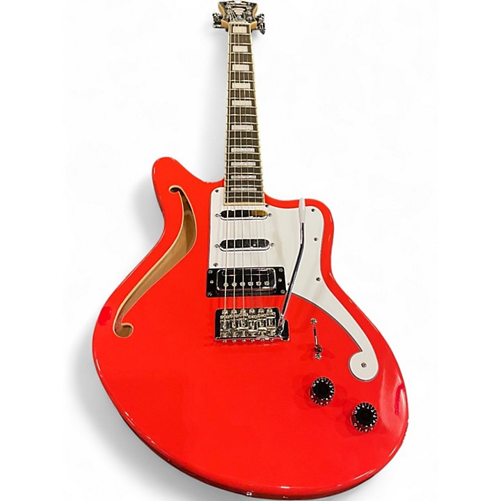 Used D'Angelico PREMIER SERIES BEDFORD SH Fiesta Red Hollow