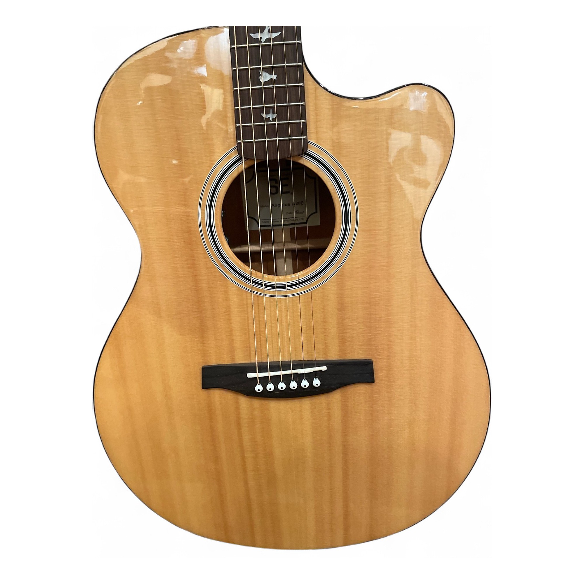 Used PRS SE Angelus A20E Natural Acoustic Electric Guitar
