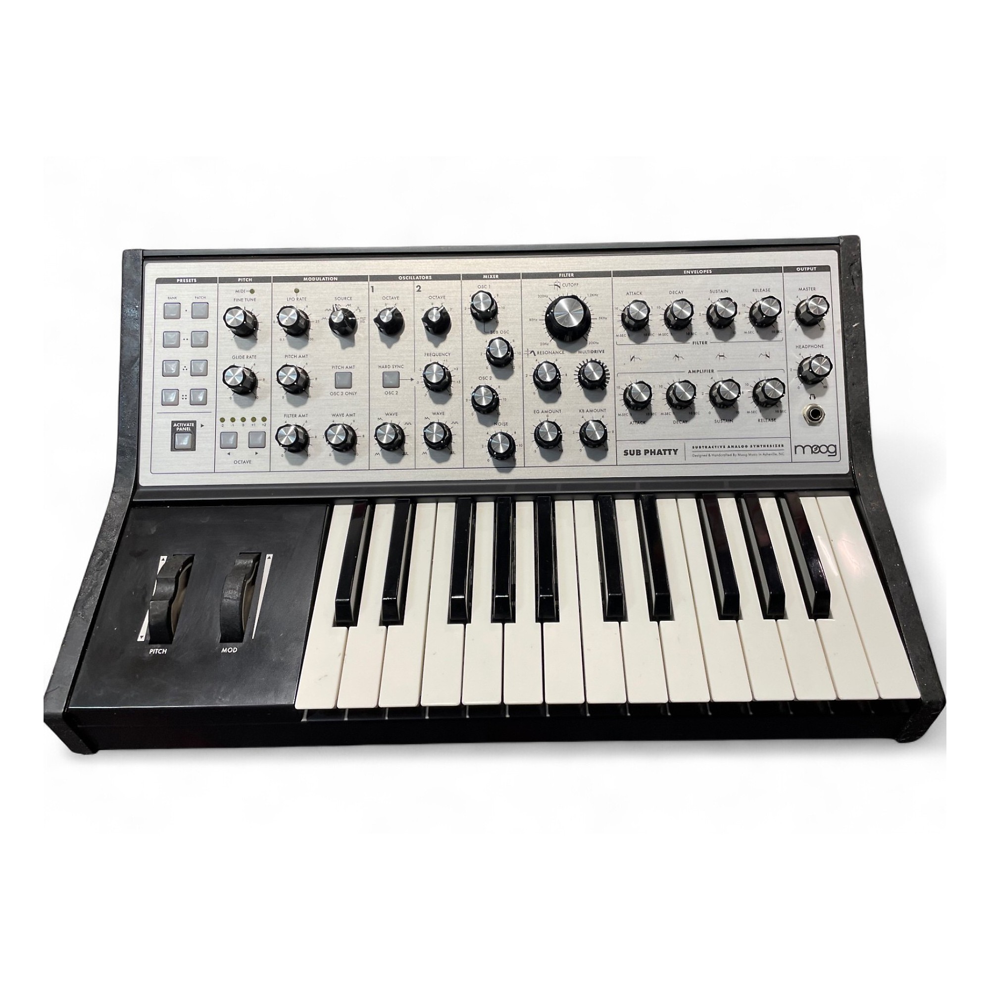 MOOG SUB PHATTY サイドパネル換装済 MOOG SUB PHATTY サイドパネル換装済