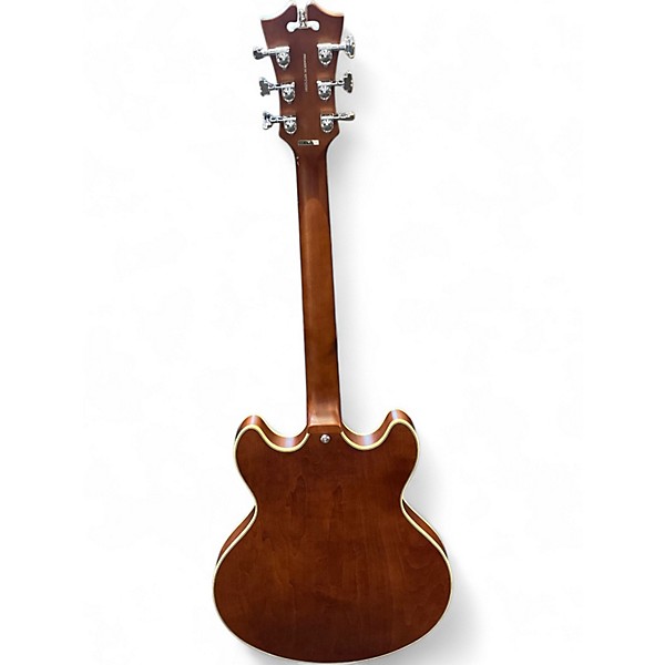 Used D'Angelico DAPDCXTMWLCS Walnut Hollow Body Electric Guitar