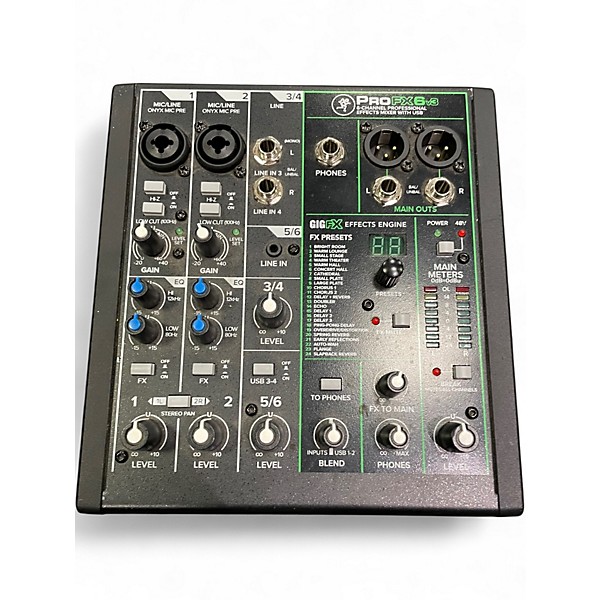 Used Mackie PROFX6 V3 Unpowered Mixer