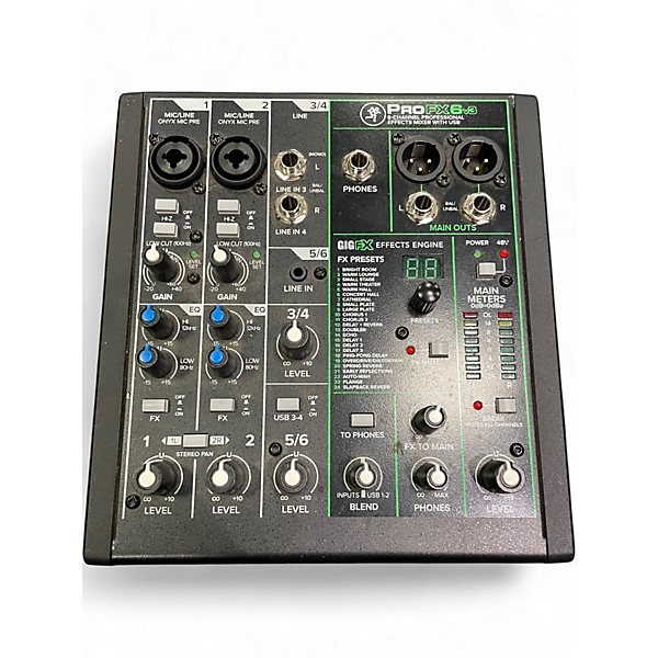Used Mackie PROFX6 V3 Unpowered Mixer