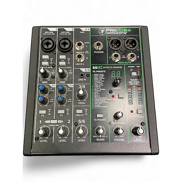 Used Mackie PROFX6 V3 Unpowered Mixer