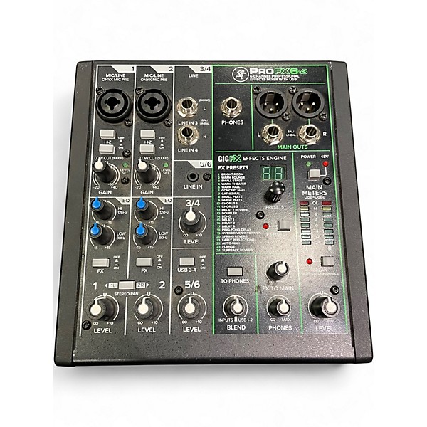 Used Mackie PROFX6 V3 Unpowered Mixer