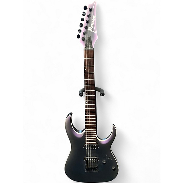 Used Ibanez RGA42EX Black Aurora Burst Solid Body Electric Guitar