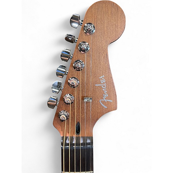 Used Fender Acoustasonic Standard Jazzmaster Aged Natural Acoustic Electric Guitar