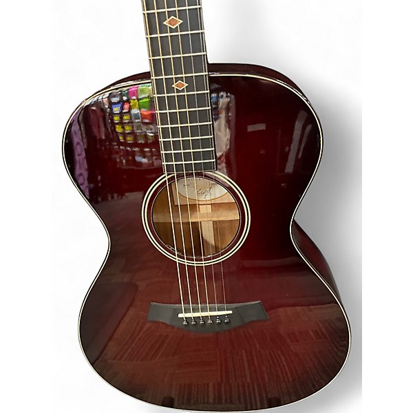 Used Taylor M-522 Burgundy Acoustic Guitar