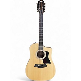 Used Taylor 150CE Natural 12 String Acoustic Electric Guitar