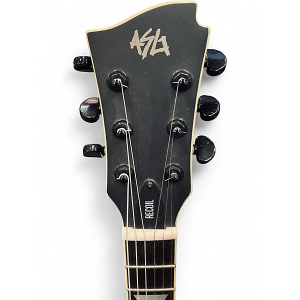 Used Asg RECOIL Black Solid Body Electric Guitar