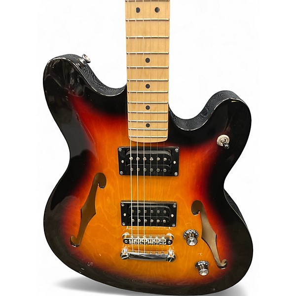 Used Squier Affinity Series Starcaster 3 Color Sunburst Hollow Body Electric Guitar