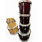 Used Pearl 4 Piece Export Wine Red Drum Kit thumbnail