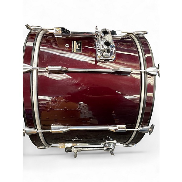 Used Pearl 4 Piece Export Wine Red Drum Kit