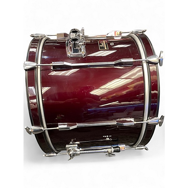 Used Pearl 4 Piece Export Wine Red Drum Kit