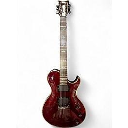 Used Schecter Guitar Research Hellraiser Solo 6 Cherry Solid Body Electric Guitar