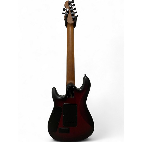 Used Sterling by Music Man CUTLASS JASON RICHARDSON 7 STRING Dark Scarlet Burst Satin Solid Body Electric Guitar
