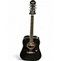 Used Epiphone DR100 Black Acoustic Guitar thumbnail