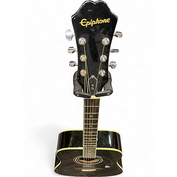Used Epiphone DR100 Black Acoustic Guitar