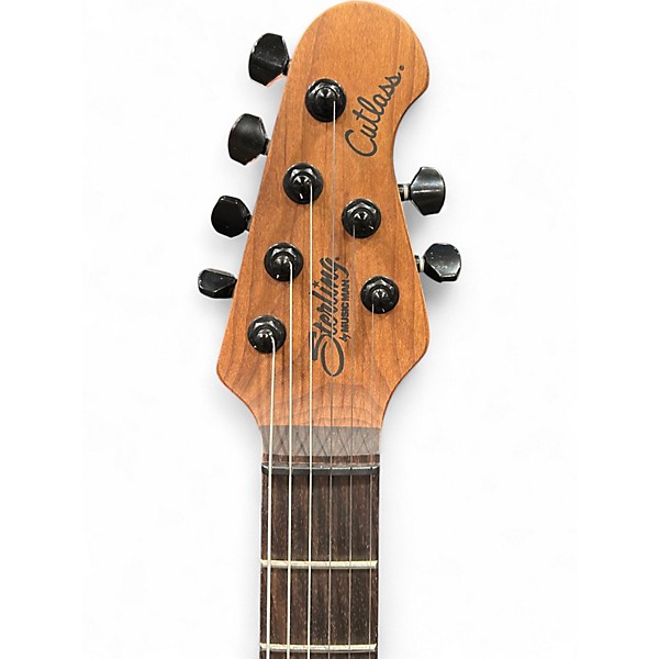 Used Sterling by Music Man JASON RICHARDSON CUTLASS  COSMIC PURPLE Solid Body Electric Guitar