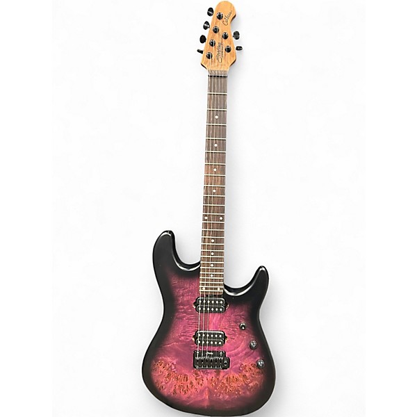 Used Sterling by Music Man JASON RICHARDSON CUTLASS  COSMIC PURPLE Solid Body Electric Guitar