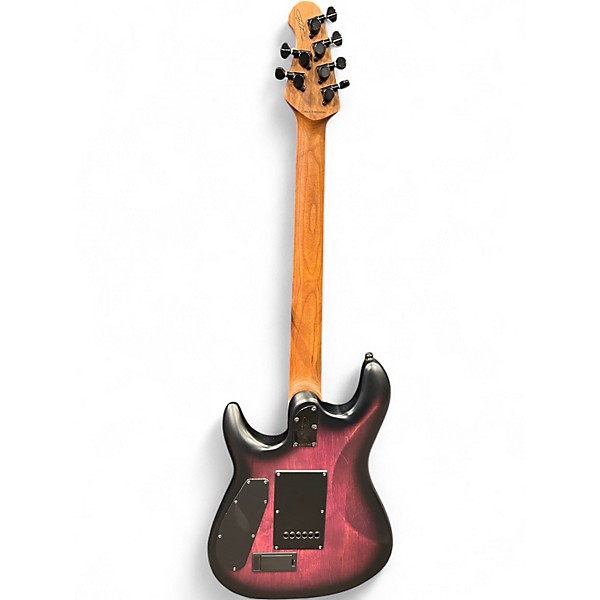 Used Sterling by Music Man JASON RICHARDSON CUTLASS  COSMIC PURPLE Solid Body Electric Guitar
