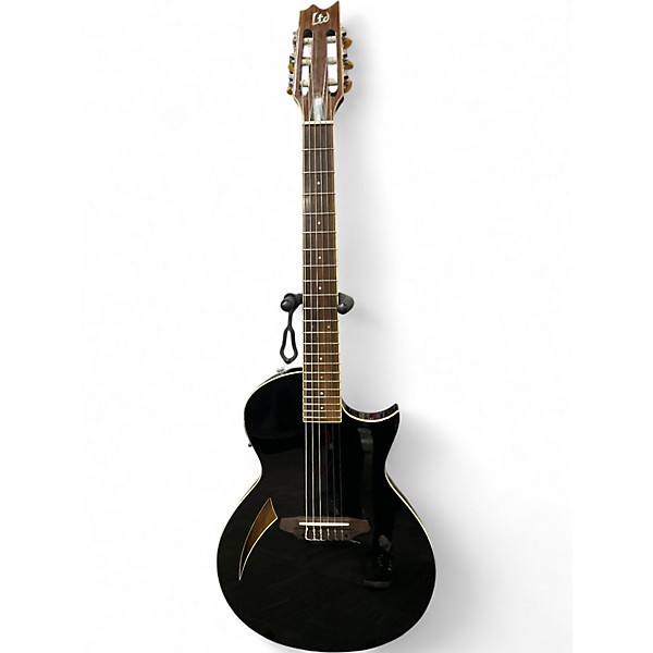 Used ESP LTD TL6 Black Acoustic Electric Guitar