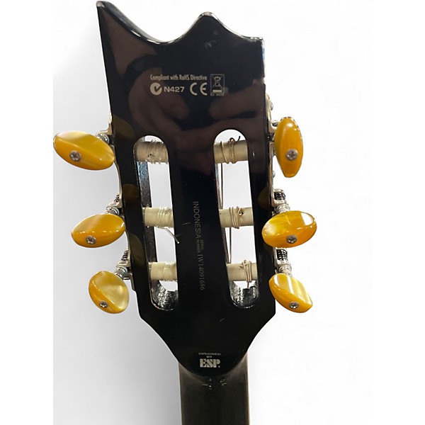 Used ESP LTD TL6 Black Acoustic Electric Guitar