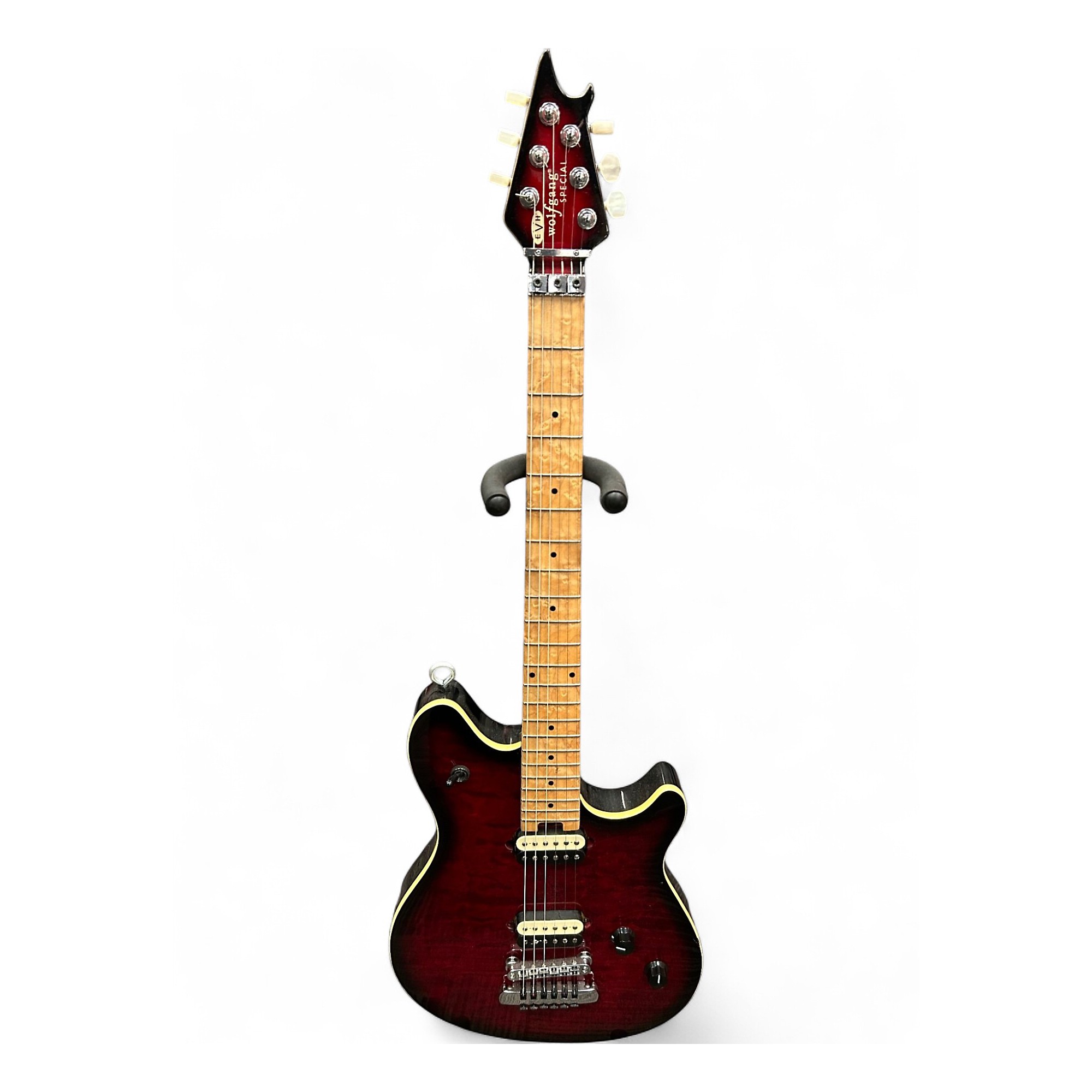 Used EVH Wolfgang Special HT Trans Red Burst Solid Body Electric