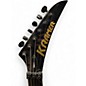 Used Kramer SM-1 Figured Black Denim Perimeter Solid Body Electric Guitar