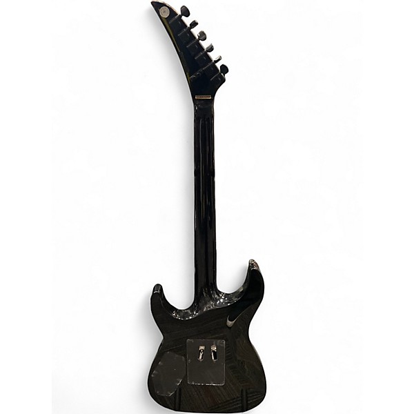 Used Kramer SM-1 Figured Black Denim Perimeter Solid Body Electric Guitar