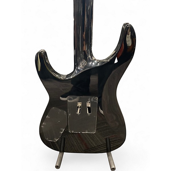 Used Kramer SM-1 Figured Black Denim Perimeter Solid Body Electric Guitar