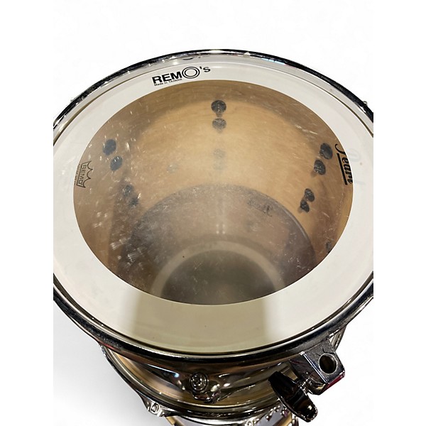 Used Pearl 5 Piece Export Metallic Gray Drum Kit