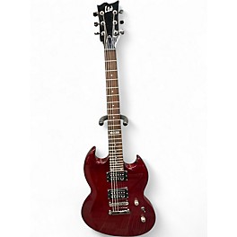 Used ESP LTD Viper 10 Cherry Solid Body Electric Guitar