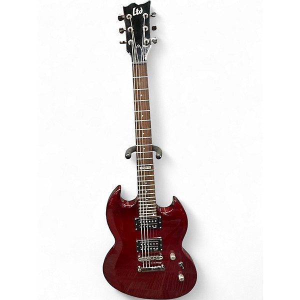 Used ESP LTD Viper 10 Cherry Solid Body Electric Guitar
