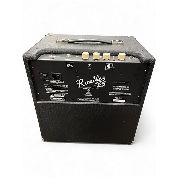 Used Fender Rumble 25 25W 1x8 Bass Combo Amp