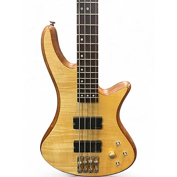 Used Schecter Guitar Research DIAMOND SERIES STILLETO CUSTOM FOUR Natural Electric Bass Guitar
